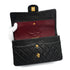 VINTAGE CHANEL CLASSIC FLAP MEDIUM CHAIN SHOULDER BAG BLACK LAMB SKIN GOLD HARDWARE 90327088