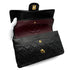 VINTAGE CHANEL CLASSIC FLAP MEDIUM CHAIN SHOULDER BAG BLACK LAMB SKIN GOLD HARDWARE 90329230
