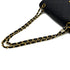 VINTAGE CHANEL CLASSIC FLAP MEDIUM CHAIN SHOULDER BAG BLACK LAMB SKIN GOLD HARDWARE 90329237