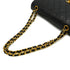VINTAGE CHANEL CLASSIC FLAP MEDIUM CHAIN SHOULDER BAG BLACK LAMB SKIN GOLD HARDWARE 90331671