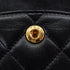 VINTAGE CHANEL CLASSIC FLAP MEDIUM CHAIN SHOULDER BAG BLACK LAMB SKIN GOLD HARDWARE 90333715