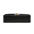 VINTAGE CHANEL CLASSIC FLAP MEDIUM CHAIN SHOULDER BAG BLACK LAMB SKIN GOLD HARDWARE 90333723