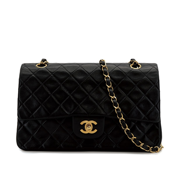 VINTAGE_CHANEL_CLASSIC_FLAP_MEDIUM_CHAIN_SHOULDER_BAG_BLACK_LAMB_SKIN_GOLD_HARDWARE_90316159_japan
