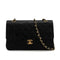 VINTAGE CHANEL CLASSIC FLAP MEDIUM CHAIN SHOULDER BAG BLACK LAMB SKIN GOLD HARDWARE 90321639