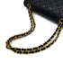 VINTAGE CHANEL CLASSIC FLAP MEDIUM CHAIN SHOULDER BAG BLACK LAMB SKIN GOLD HARDWARE 90323199
