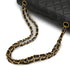 VINTAGE CHANEL CLASSIC FLAP MEDIUM CHAIN SHOULDER BAG BLACK LAMB SKIN GOLD HARDWARE 90335482