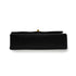 VINTAGE CHANEL CLASSIC FLAP MEDIUM CHAIN SHOULDER BAG BLACK LAMB SKIN GOLD HARDWARE 90340139