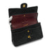 VINTAGE CHANEL CLASSIC FLAP MEDIUM CHAIN SHOULDER BAG BLACK LAMB SKIN GOLD HARDWARE 90340385
