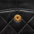 VINTAGE CHANEL CLASSIC FLAP MEDIUM CHAIN SHOULDER BAG BLACK LAMB SKIN GOLD HARDWARE 90340503