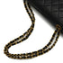 VINTAGE CHANEL CLASSIC FLAP MEDIUM CHAIN SHOULDER BAG BLACK LAMB SKIN GOLD HARDWARE 90341444