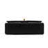 VINTAGE CHANEL CLASSIC FLAP MEDIUM CHAIN SHOULDER BAG BLACK LAMB SKIN GOLD HARDWARE 90341447