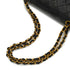 VINTAGE CHANEL CLASSIC FLAP MEDIUM CHAIN SHOULDER BAG BLACK LAMB SKIN GOLD HARDWARE 90341447