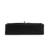 VINTAGE CHANEL CLASSIC FLAP MEDIUM CHAIN SHOULDER BAG BLACK LAMB SKIN GOLD HARDWARE 90341453