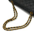 VINTAGE CHANEL CLASSIC FLAP MEDIUM CHAIN SHOULDER BAG BLACK LAMB SKIN GOLD HARDWARE 90341453