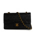 VINTAGE CHANEL CLASSIC FLAP MEDIUM CHAIN SHOULDER BAG BLACK LAMB SKIN GOLD HARDWARE 90341823