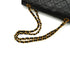 VINTAGE CHANEL CLASSIC FLAP MEDIUM CHAIN SHOULDER BAG BLACK LAMB SKIN GOLD HARDWARE 90341840