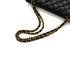 VINTAGE CHANEL CLASSIC FLAP MEDIUM CHAIN SHOULDER BAG BLACK LAMB SKIN GOLD HARDWARE 90341842