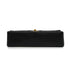 VINTAGE CHANEL CLASSIC FLAP MEDIUM CHAIN SHOULDER BAG BLACK LAMB SKIN GOLD HARDWARE 90341851