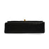 VINTAGE CHANEL CLASSIC FLAP MEDIUM CHAIN SHOULDER BAG BLACK LAMB SKIN GOLD HARDWARE 90341858