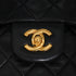 VINTAGE CHANEL CLASSIC FLAP MEDIUM CHAIN SHOULDER BAG BLACK LAMB SKIN GOLD HARDWARE 90341858