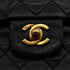 VINTAGE CHANEL CLASSIC FLAP MEDIUM CHAIN SHOULDER BAG BLACK LAMB SKIN GOLD HARDWARE 90341860