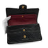 VINTAGE CHANEL CLASSIC FLAP MEDIUM CHAIN SHOULDER BAG BLACK LAMB SKIN GOLD HARDWARE 90341860
