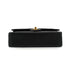VINTAGE CHANEL CLASSIC FLAP MEDIUM CHAIN SHOULDER BAG BLACK LAMB SKIN GOLD HARDWARE 90342590