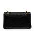 VINTAGE CHANEL CLASSIC FLAP MEDIUM CHAIN SHOULDER BAG BLACK LAMB SKIN GOLD HARDWARE 90343860