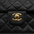 VINTAGE CHANEL CLASSIC FLAP MEDIUM CHAIN SHOULDER BAG BLACK LAMB SKIN GOLD HARDWARE 90343913