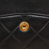 VINTAGE CHANEL CLASSIC FLAP MEDIUM CHAIN SHOULDER BAG BLACK LAMB SKIN GOLD HARDWARE 90343946