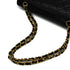 VINTAGE CHANEL CLASSIC FLAP MEDIUM CHAIN SHOULDER BAG BLACK LAMB SKIN GOLD HARDWARE 90343959
