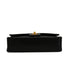 VINTAGE CHANEL CLASSIC FLAP MEDIUM CHAIN SHOULDER BAG BLACK LAMB SKIN GOLD HARDWARE 90344100