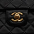 VINTAGE CHANEL CLASSIC FLAP MEDIUM CHAIN SHOULDER BAG BLACK LAMB SKIN GOLD HARDWARE 90344448