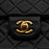VINTAGE CHANEL CLASSIC FLAP MEDIUM CHAIN SHOULDER BAG BLACK LAMB SKIN GOLD HARDWARE 90344579