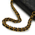 VINTAGE CHANEL CLASSIC FLAP MEDIUM CHAIN SHOULDER BAG BLACK LAMB SKIN GOLD HARDWARE 90346097