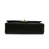 VINTAGE CHANEL CLASSIC FLAP MEDIUM CHAIN SHOULDER BAG BLACK LAMB SKIN GOLD HARDWARE 90346113
