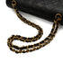 VINTAGE CHANEL CLASSIC FLAP MEDIUM CHAIN SHOULDER BAG BLACK LAMB SKIN GOLD HARDWARE 90346127