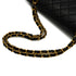 VINTAGE CHANEL CLASSIC FLAP MEDIUM CHAIN SHOULDER BAG BLACK LAMB SKIN GOLD HARDWARE 90346671