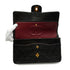 VINTAGE CHANEL CLASSIC FLAP MEDIUM CHAIN SHOULDER BAG BLACK LAMB SKIN GOLD HARDWARE 90347156