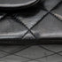 VINTAGE CHANEL CLASSIC FLAP MEDIUM CHAIN SHOULDER BAG BLACK LAMB SKIN GOLD HARDWARE 90347936