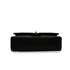 VINTAGE CHANEL CLASSIC FLAP MEDIUM CHAIN SHOULDER BAG BLACK LAMB SKIN GOLD HARDWARE 90347936