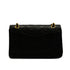 VINTAGE CHANEL CLASSIC FLAP MEDIUM CHAIN SHOULDER BAG BLACK LAMB SKIN GOLD HARDWARE 90348014