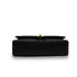 VINTAGE CHANEL CLASSIC FLAP MEDIUM CHAIN SHOULDER BAG BLACK LAMB SKIN GOLD HARDWARE 90348014