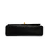 VINTAGE CHANEL CLASSIC FLAP MEDIUM CHAIN SHOULDER BAG BLACK LAMB SKIN GOLD HARDWARE 90348418