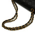 VINTAGE CHANEL CLASSIC FLAP MEDIUM CHAIN SHOULDER BAG BLACK LAMB SKIN GOLD HARDWARE 90349402