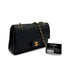 VINTAGE CHANEL CLASSIC FLAP MEDIUM CHAIN SHOULDER BAG BLACK LAMB SKIN GOLD HARDWARE 90314778