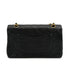 VINTAGE CHANEL CLASSIC FLAP MEDIUM CHAIN SHOULDER BAG BLACK LAMB SKIN GOLD HARDWARE 90315009