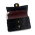 VINTAGE CHANEL CLASSIC FLAP MEDIUM CHAIN SHOULDER BAG BLACK LAMB SKIN GOLD HARDWARE 90315009