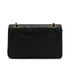 VINTAGE CHANEL CLASSIC FLAP MEDIUM CHAIN SHOULDER BAG BLACK LAMB SKIN GOLD HARDWARE 90320168