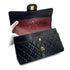 VINTAGE CHANEL CLASSIC FLAP MEDIUM CHAIN SHOULDER BAG BLACK LAMB SKIN GOLD HARDWARE 90326853
